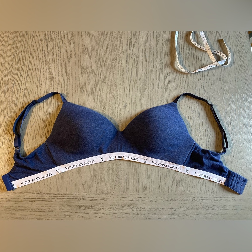 Blue Victoria’s Secret lounge bra
